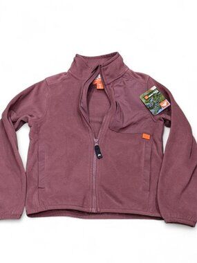 Ozark Trail Burgundy Fleece Jacket Youth M NWT